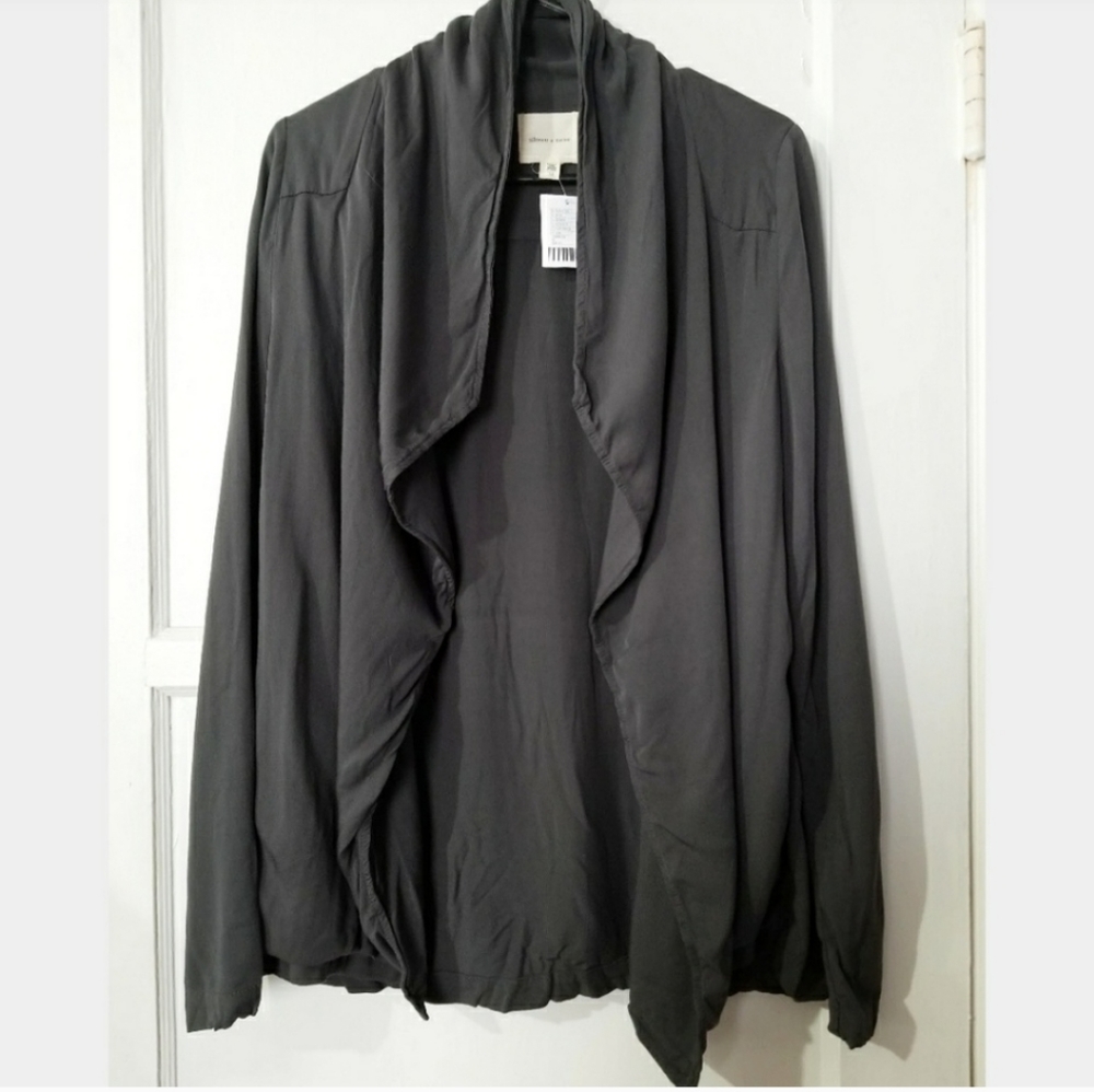 U.O. Silence + Noise Open FrontDrapey Blazer